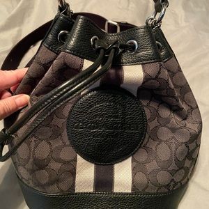 Coach Drawstring crossbody bag with matching wallet